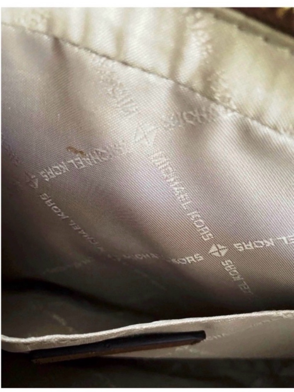 MICHAEL KORS Brown MK Logo Crossbody Bag - Picture 10 of 10